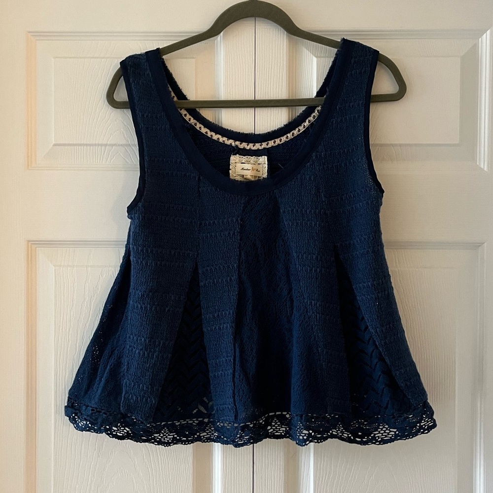 Anthropologie sleeveless lace blouse ✨EUC✨